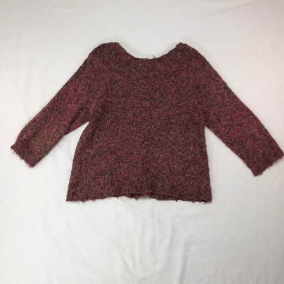 Art and‎ Soul Pink Cardigan Sweater, 3/4 Sleeves, L - Picture 5 of 9